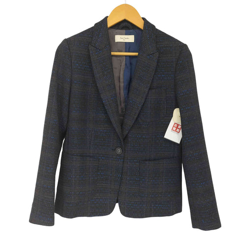 ポールスミス Paul Smith ツイード1Bテーラードジャケット レディース 42