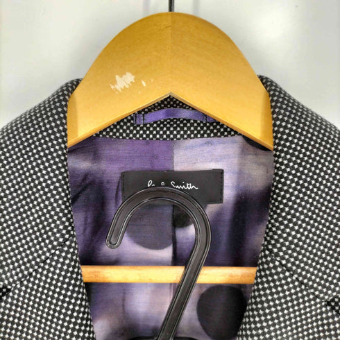 ポールスミスブラックレーベル Paul Smith BLACK LABEL ドット柄 2Bテーラードジャケット スカートセットアップ レディース 42/42