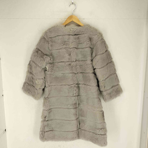 VESGIOIA ラビットファーコート レディース