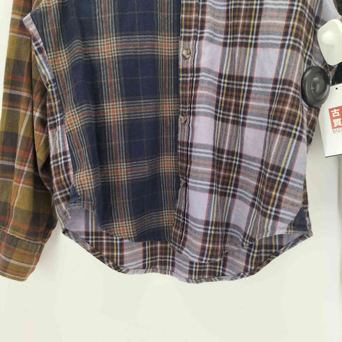 アリーズ ARIES 25SS OVERDYED PATCHWORK SHIRT メンズ FREE