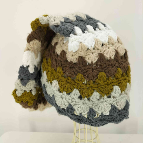 ARKYVE Earth Stripe Crochet Sock Hat メンズ