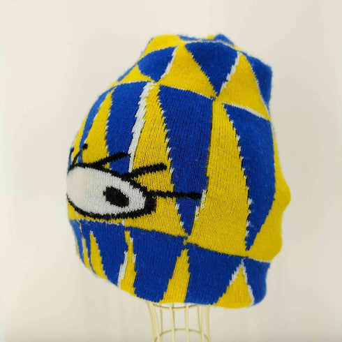 ED CURTIS SIDE EYE GEOMETRIC BEANIE メンズ