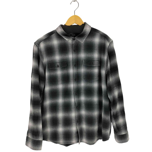 ジョージ GEORGE REGULAR STANDARD オンブレチェックネルシャツ メンズ import:XL