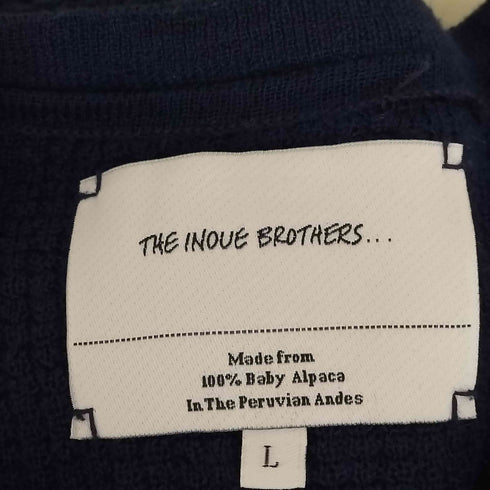 ザイノウエブラザーズ THE INOUE BROTHERS アルパカワッフルニットセーター メンズ JPN:L