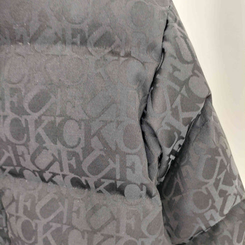 シュプリーム Supreme 17AW Fuck Jacquard Puffy Jacket メンズ S