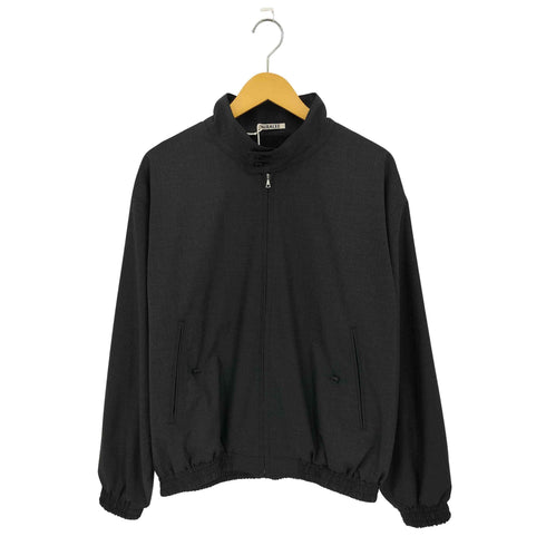 オーラリー AURALEE 26ss ULTRA FINE TROPICAL WOOL ZIP BLOUSON ウールジップブルゾン メンズ 4