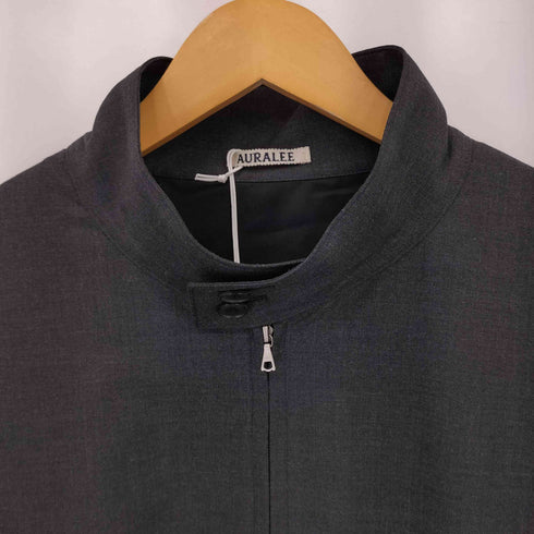 オーラリー AURALEE 26ss ULTRA FINE TROPICAL WOOL ZIP BLOUSON ウールジップブルゾン メンズ 4