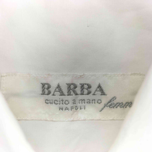 バルバ BARBA cucito a mano L/S ドレスシャツ レディース 40