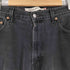 リーバイス Levis 00S 505 REGULAR FIT ブラックデニムパンツ 後染め メンズ 36/32