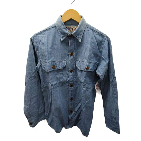 シュガーケーン SUGAR CANE MISTER FREEDOM NAVAL CLOTHING TAILOR 5oz BLUE CHAMBRAY SHIRT M37 SNIPES メンズ JPN:S
