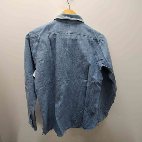 シュガーケーン SUGAR CANE MISTER FREEDOM NAVAL CLOTHING TAILOR 5oz BLUE CHAMBRAY SHIRT M37 SNIPES メンズ JPN:S