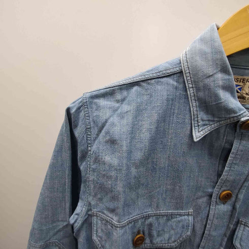 シュガーケーン SUGAR CANE MISTER FREEDOM NAVAL CLOTHING TAILOR 5oz BLUE CHAMBRAY SHIRT M37 SNIPES メンズ JPN:S