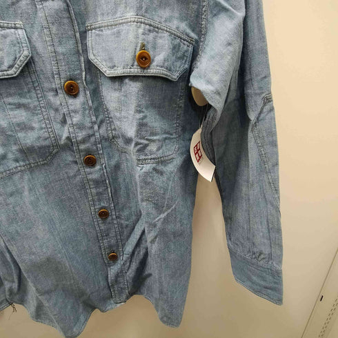 シュガーケーン SUGAR CANE MISTER FREEDOM NAVAL CLOTHING TAILOR 5oz BLUE CHAMBRAY SHIRT M37 SNIPES メンズ JPN:S