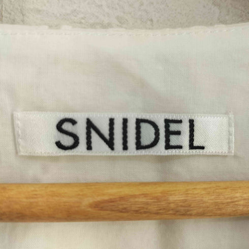 スナイデル snidel コットンレースパフスリーブブラウス レディース 1