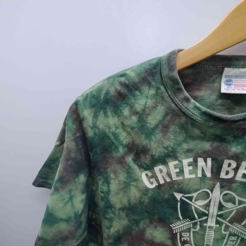 バズリクソンズ BUZZ RICKSONS USA製 GREEN BERETS タイダイ 総柄 プリント Tシャツ メンズ JPN:S