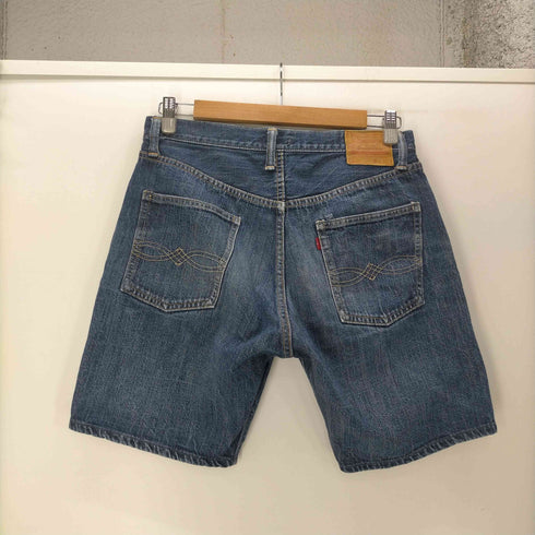 ウエアハウス WAREHOUSE DUCK DIGGER 鹿革パッチ GRIPPER ZIPPER デニム ショート パンツ ショーツ メンズ 32