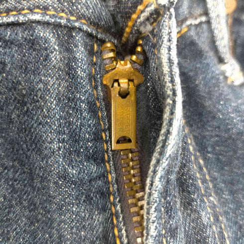 ウエアハウス WAREHOUSE DUCK DIGGER 鹿革パッチ GRIPPER ZIPPER デニム ショート パンツ ショーツ メンズ 32