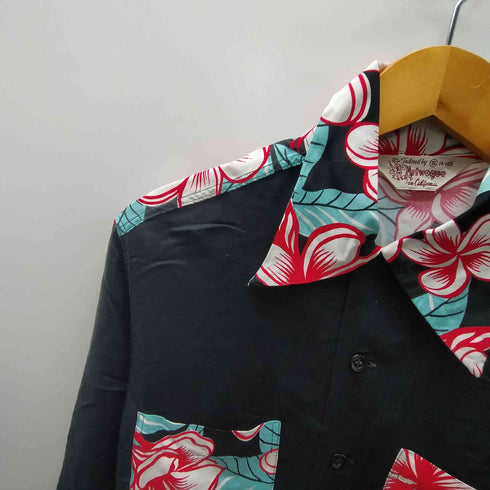 サンサーフ SUN SURF SPECIAL EDITION スペシャルエディション HULA GIRL LONG SLEEVE L/S アロハ シャツ メンズ JPN:S