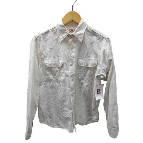 シュガーケーン SUGAR CANE WHITE CHAMBRAY WORK SHIRT LONG SLEEVE ホワイト シャンブレー ワーク シャツ メンズ JPN:S