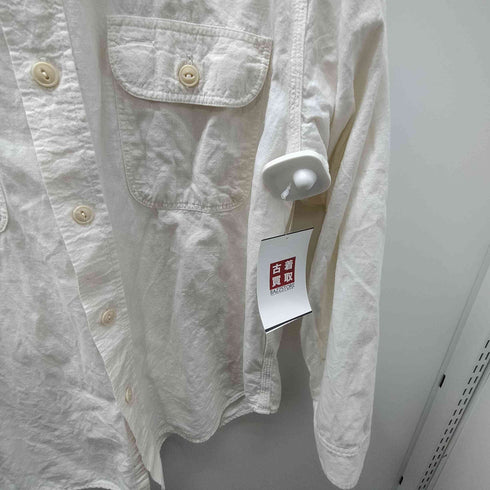 シュガーケーン SUGAR CANE WHITE CHAMBRAY WORK SHIRT LONG SLEEVE ホワイト シャンブレー ワーク シャツ メンズ JPN:S
