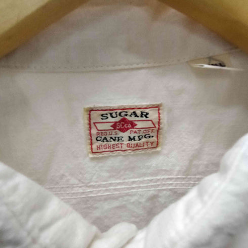 シュガーケーン SUGAR CANE WHITE CHAMBRAY WORK SHIRT LONG SLEEVE ホワイト シャンブレー ワーク シャツ メンズ JPN:S