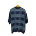 ラディアル RADIALL LO-LO CREW NECK SWEATER S/S ネイビー チェック柄半袖ニット メンズ L