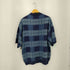 ラディアル RADIALL LO-LO CREW NECK SWEATER S/S ネイビー チェック柄半袖ニット メンズ L