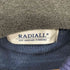 ラディアル RADIALL LO-LO CREW NECK SWEATER S/S ネイビー チェック柄半袖ニット メンズ L