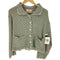 ミルクフェド MILKFED. 26SS OPEN COLLAR CONTRAST TRIM KNIT CARDIGAN レディース ONE SIZE