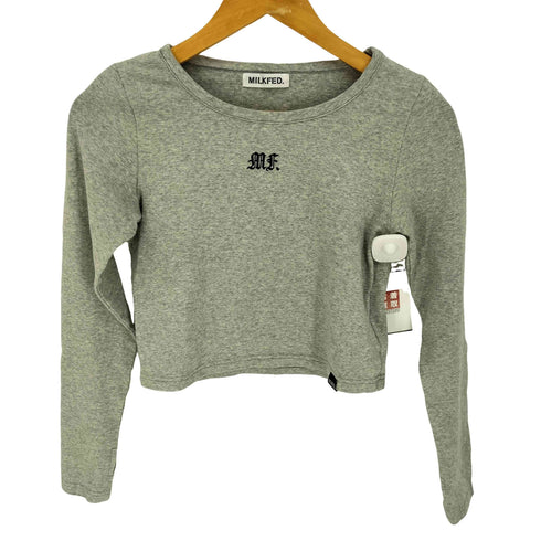 ミルクフェド MILKFED. 25SS MF TIGHT FIT L/S TEE レディース ONE SIZE