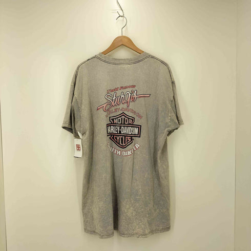 ハーレーダビッドソン HARLEY-DAVIDSON 00S 2002年コピーライト イーグルプリント クルーネックTシャツ メンズ JPN:XL
