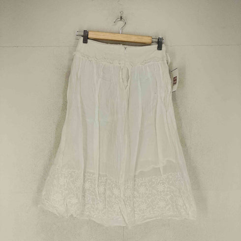 アニエスベー agnes b. 裾レース コットンスカート レディース EUR:38