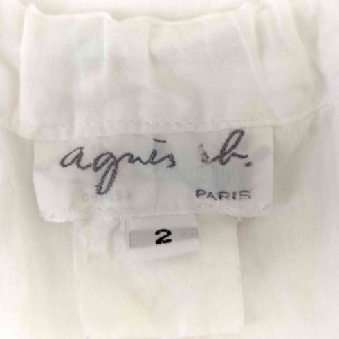 アニエスベー agnes b. エンブロイダリーコットンイージーパンツ レディース 2