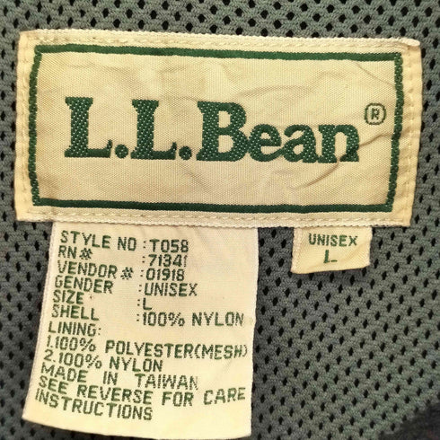 エルエルビーン L.L.Bean アノラックジャケット アノラックパーカー MADE IN TAIWAN メンズ import:L