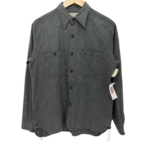 バズリクソンズ BUZZ RICKSONS COTTON COVERT WORK SHIRT メンズ 14-14 1/2