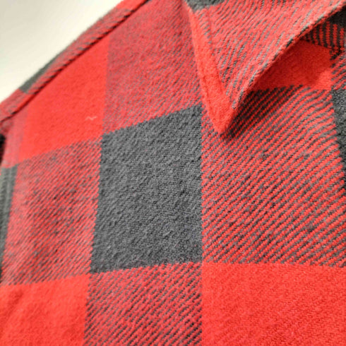 シュガーケーン SUGAR CANE TWILL CHECK L/S WORK SHIRT チェックワークシャツ メンズ import:S