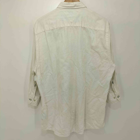 トミーヒルフィガー TOMMY HILFIGER COTTON LINEN リネン混ボタンダウンシャツ メンズ import:XL