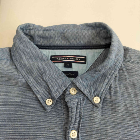トミーヒルフィガー TOMMY HILFIGER ボタンダウンシャツ メンズ import:XL