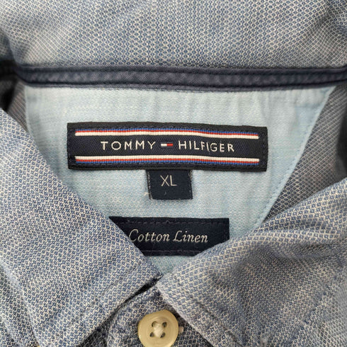 トミーヒルフィガー TOMMY HILFIGER ボタンダウンシャツ メンズ import:XL