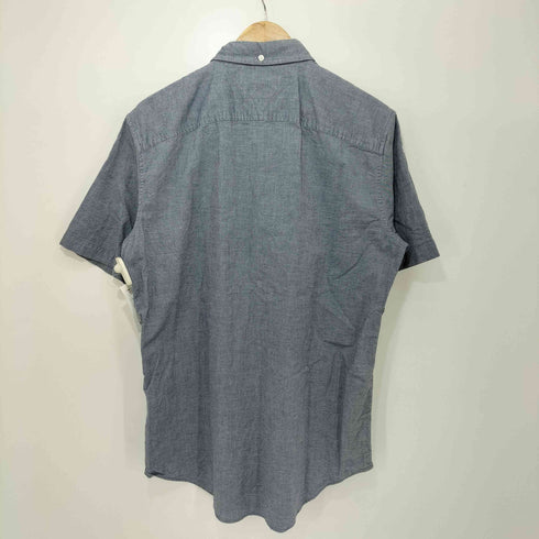 トミーヒルフィガー TOMMY HILFIGER SLIM FIT COUPE ETROITE 刺繍ボタンダウンシャツ 半袖 メンズ import:XL