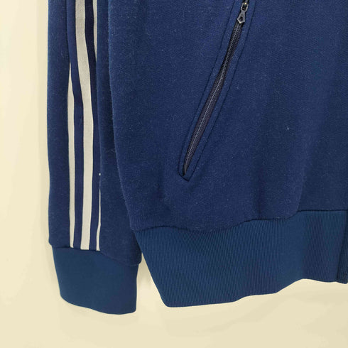 アディダス adidas 70s フランス製 ventex社 ロゴパーカー フーデッドトラックジャケット メンズ