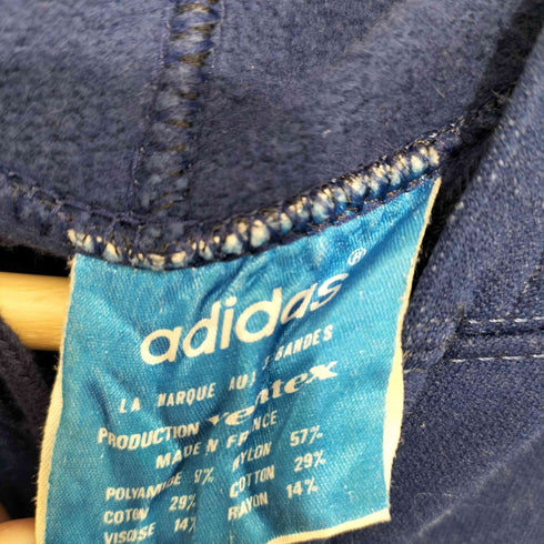 アディダス adidas 70s フランス製 ventex社 ロゴパーカー フーデッドトラックジャケット メンズ