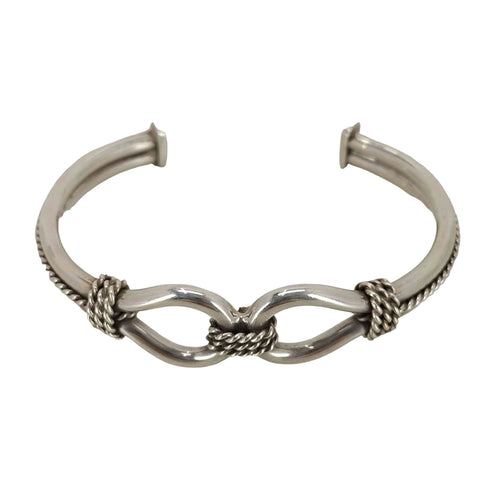 Steve Arviso STERLING SILVER ホースウィスパラーバングル メンズ