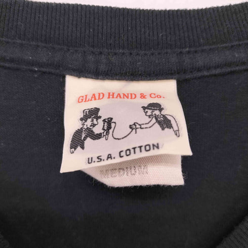 グラッドハンド GLADHAND GLAD HAND&CO. クルーネック プリント 半袖 Tシャツ メンズ import:M