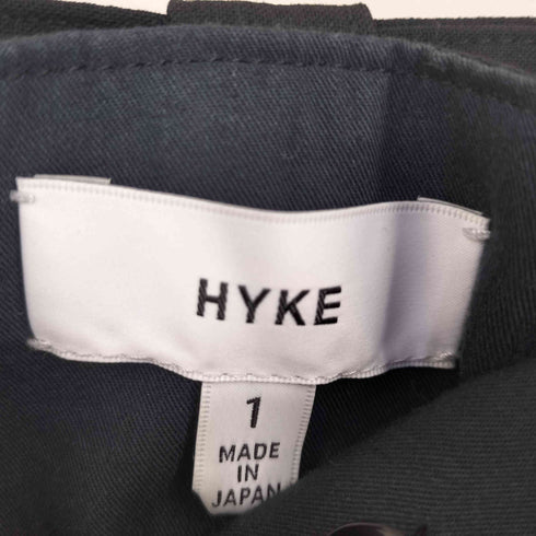 ハイク HYKE ベルテッド ウールスラックス レディース JPN:1