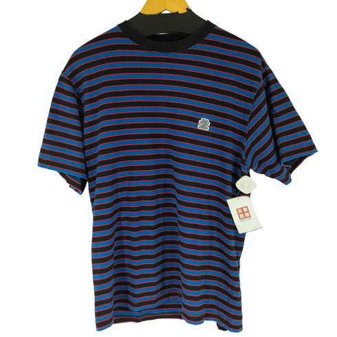 ザブラックアイパッチ THE BLACK EYE PATCH ロゴワッペン ボーダー S/S カットソー メンズ import:L