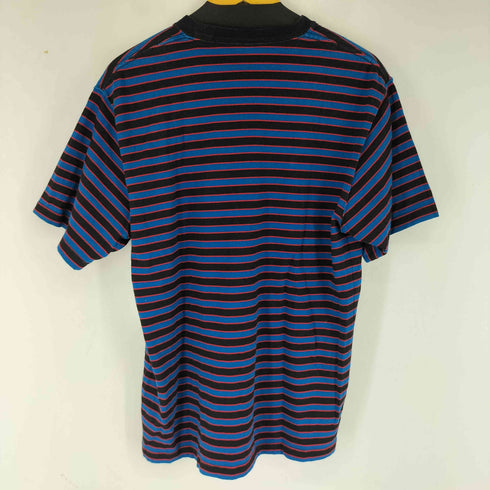 ザブラックアイパッチ THE BLACK EYE PATCH ロゴワッペン ボーダー S/S カットソー メンズ import:L