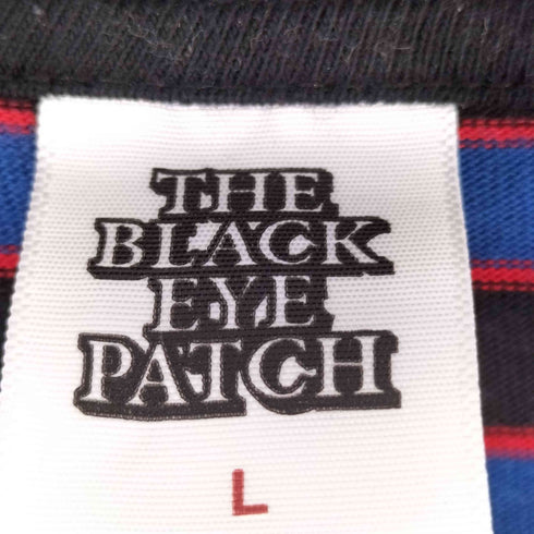 ザブラックアイパッチ THE BLACK EYE PATCH ロゴワッペン ボーダー S/S カットソー メンズ import:L