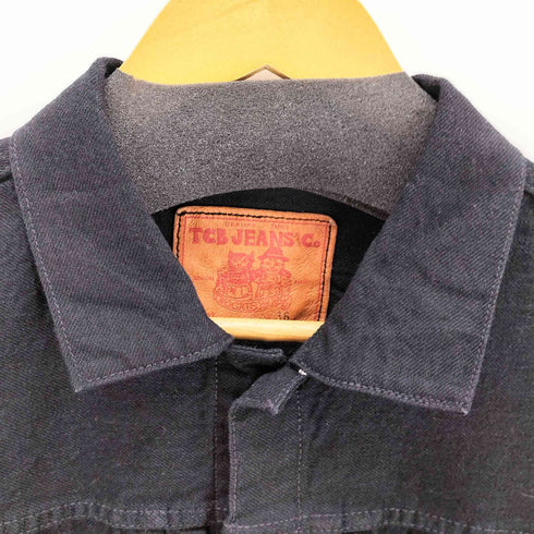ティーシービージーンズ TCB JEANS 1st ブラックデニムジャケット メンズ 36