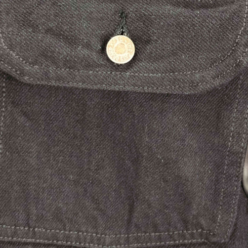 ティーシービージーンズ TCB JEANS 1st ブラックデニムジャケット メンズ 36